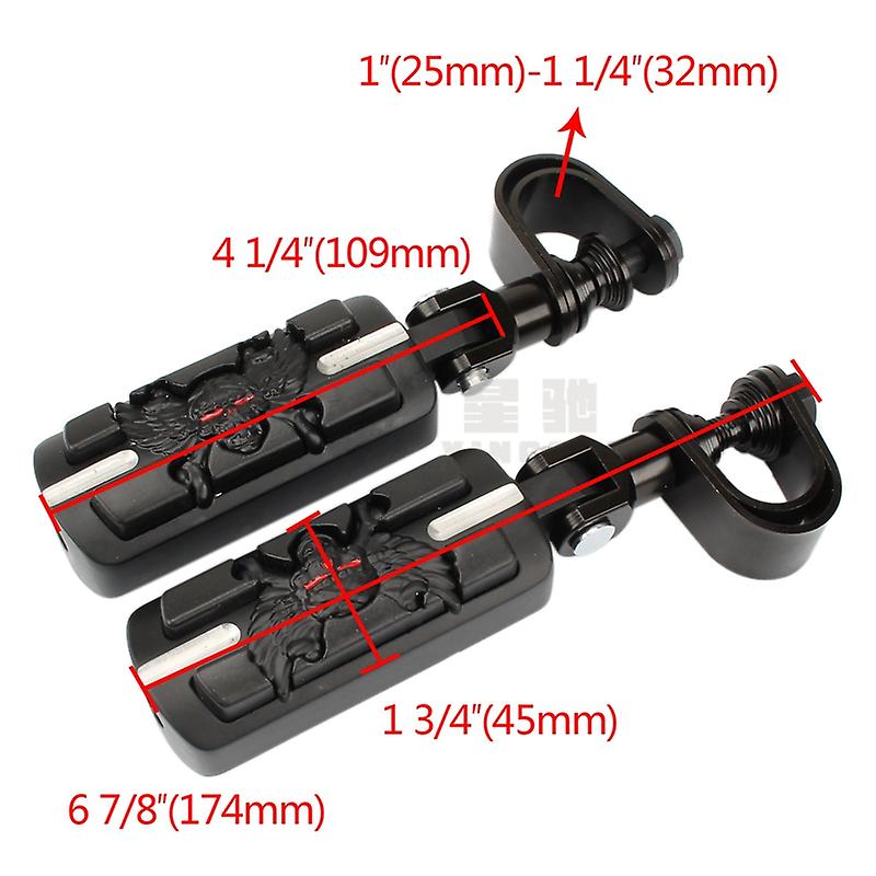 Applicable to Maverick U+ modified accessories, universal fixed extension, bumper, front pedal bracket, foot pedal straight up