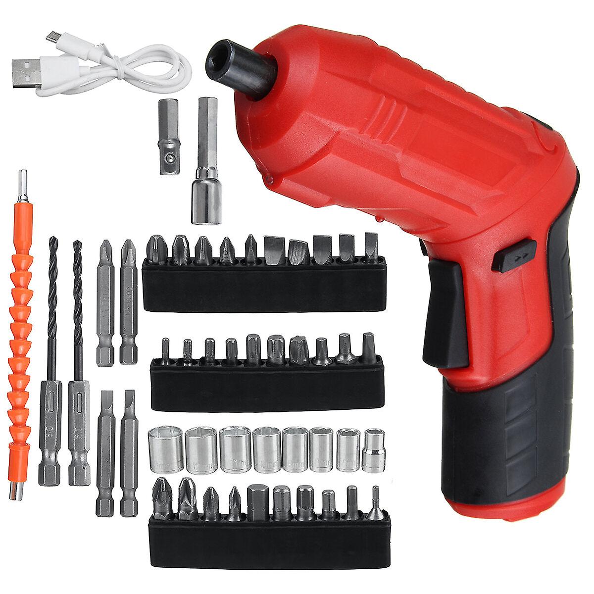 45 In 1 Electric Screwdriver Drill Kit Usb Rechargeable Wireless Kit Power Tool