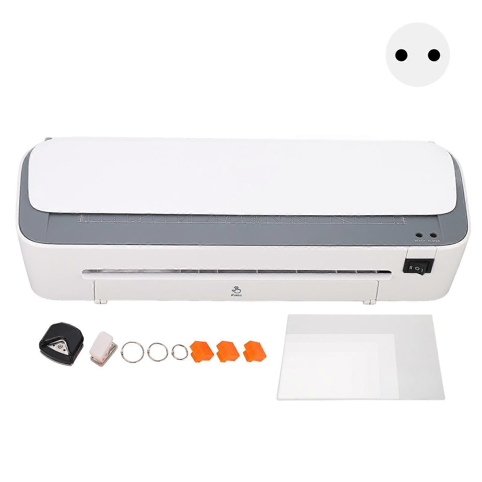 A4 Desktop Thermal Laminator, Hot and Cold Laminator, with Paper Cutter, Corner Rounder, for Office, School, Business, EU Plug 220-240V, 280W