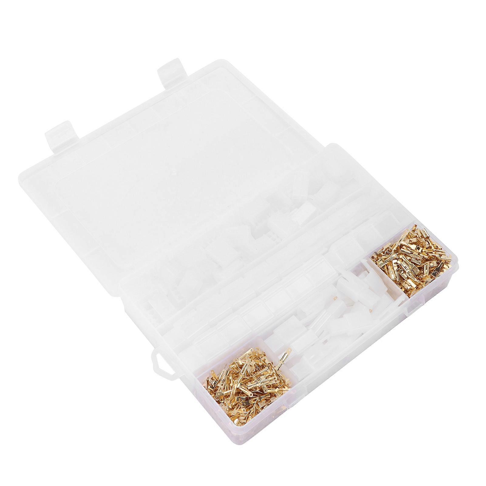 580PCS Car Electrical Connector Block Insulating Terminal 2.8mm 2/3/4/6/9Pin for Motorcycle Boat E2U711