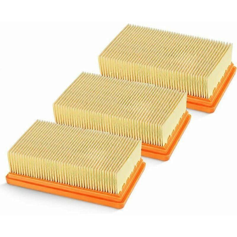 Paquet de trois pices - cartouche de filtre d'aspirateur mv4 maille de filtre plate * 4