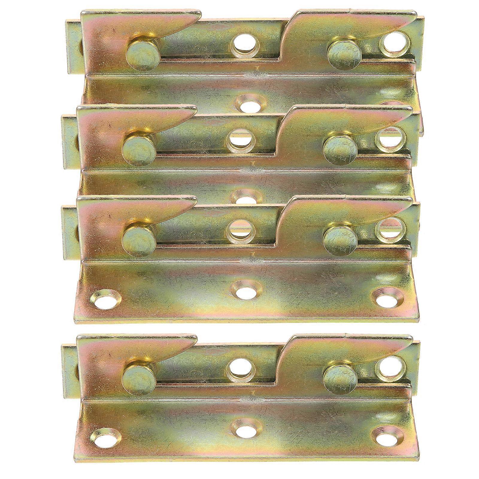 8pcs Bed Frame Brackets Bed Hinges Bed Rail Brackets Heavy Duty Bed Rail Supports