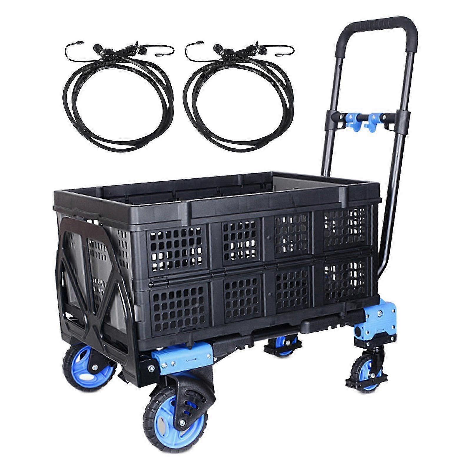 Foldable Hand Cart Portable 2 in 1 Folding Hand Truck for Moving Home Office without basket