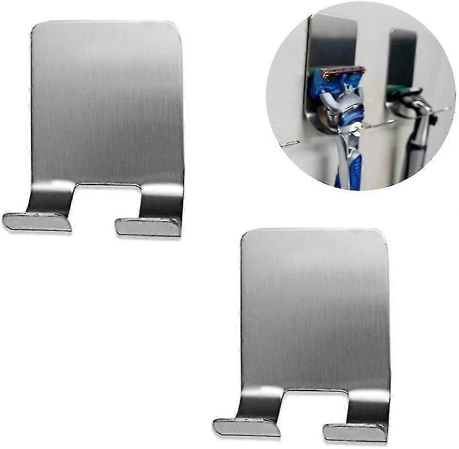 2kpl itseliimautuvan parranajokoneen pidikkeen koukut