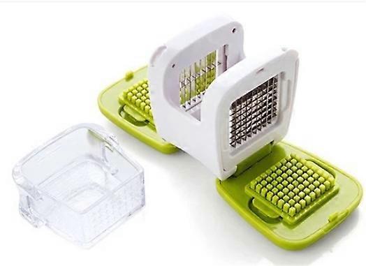 Dual-purpose Garlic Crusher Ginger Slicer with Storage Box Kitchen Accessories
