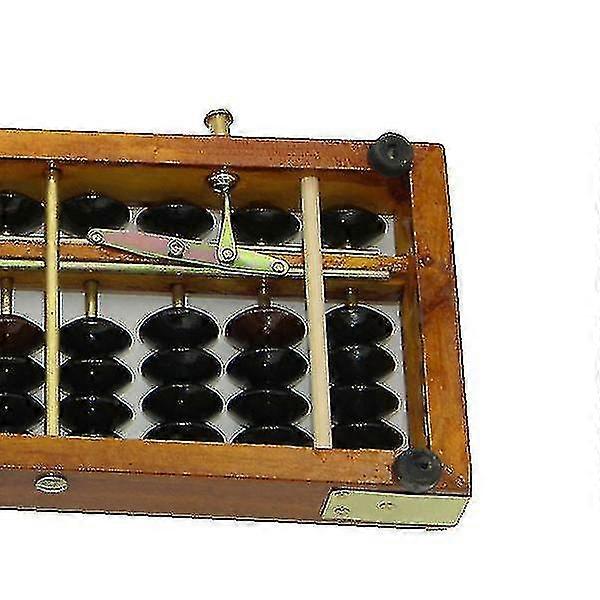 Vintage Style Wooden Abacus Math Professional Abacus For Adults Kids With Guide Handbook And Reset Button