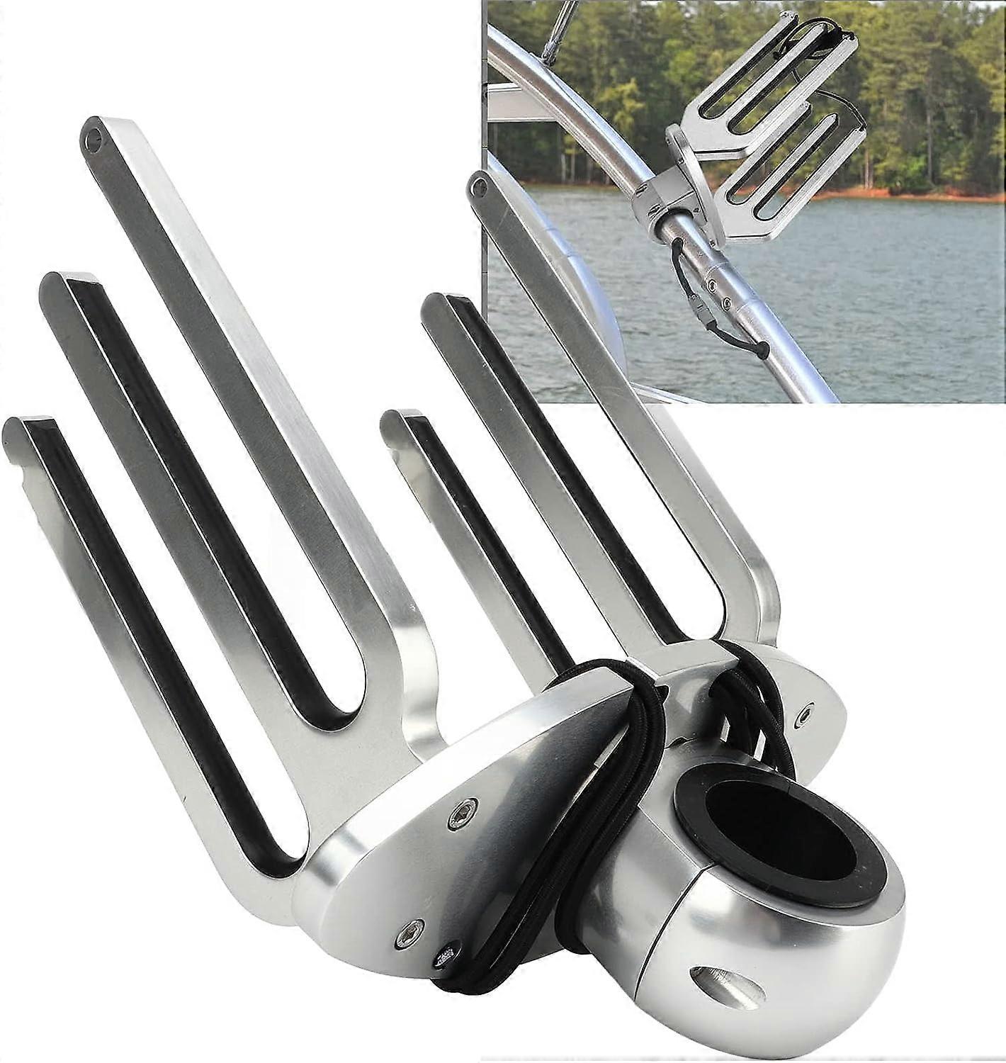 Towers Wakeboard Rack Adjustable Wakeboard Tower Rack Holder 6061 Aluminum Adjustable Angle Wakeboarding Holder Bracket Level with the Boat for 1.89in