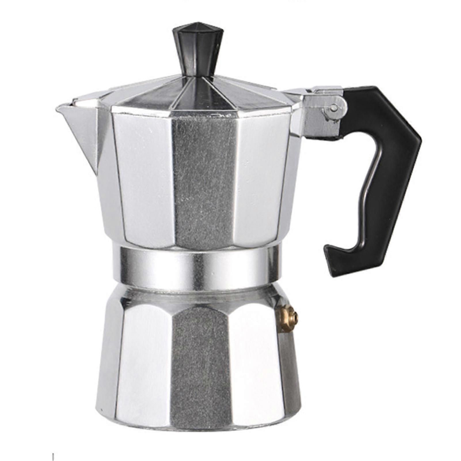 Aluminum/stainless Steel Stovetop Espressos Maker Multi-purpose Moka Coffee Pots For Home Kitchen Office