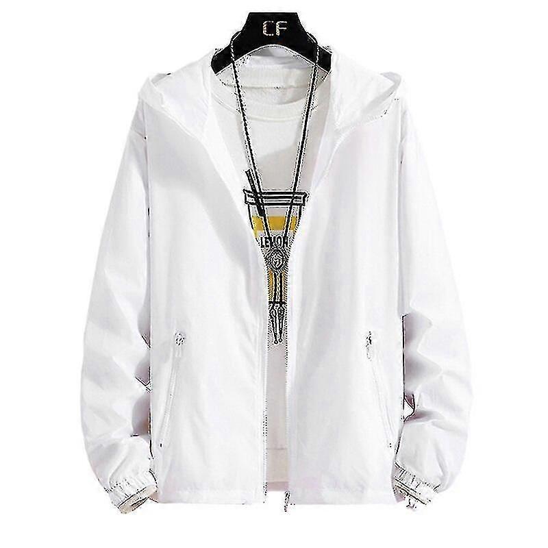 8xl 7xl 6xl بالإضافة إلى حجم الرجال سريع جاف الجلد سترات معطف واقية من الشمس للماء رجالي رقيقة الجيش ملابس خارجية خفيفة للغاية سترة مصدات الرياح