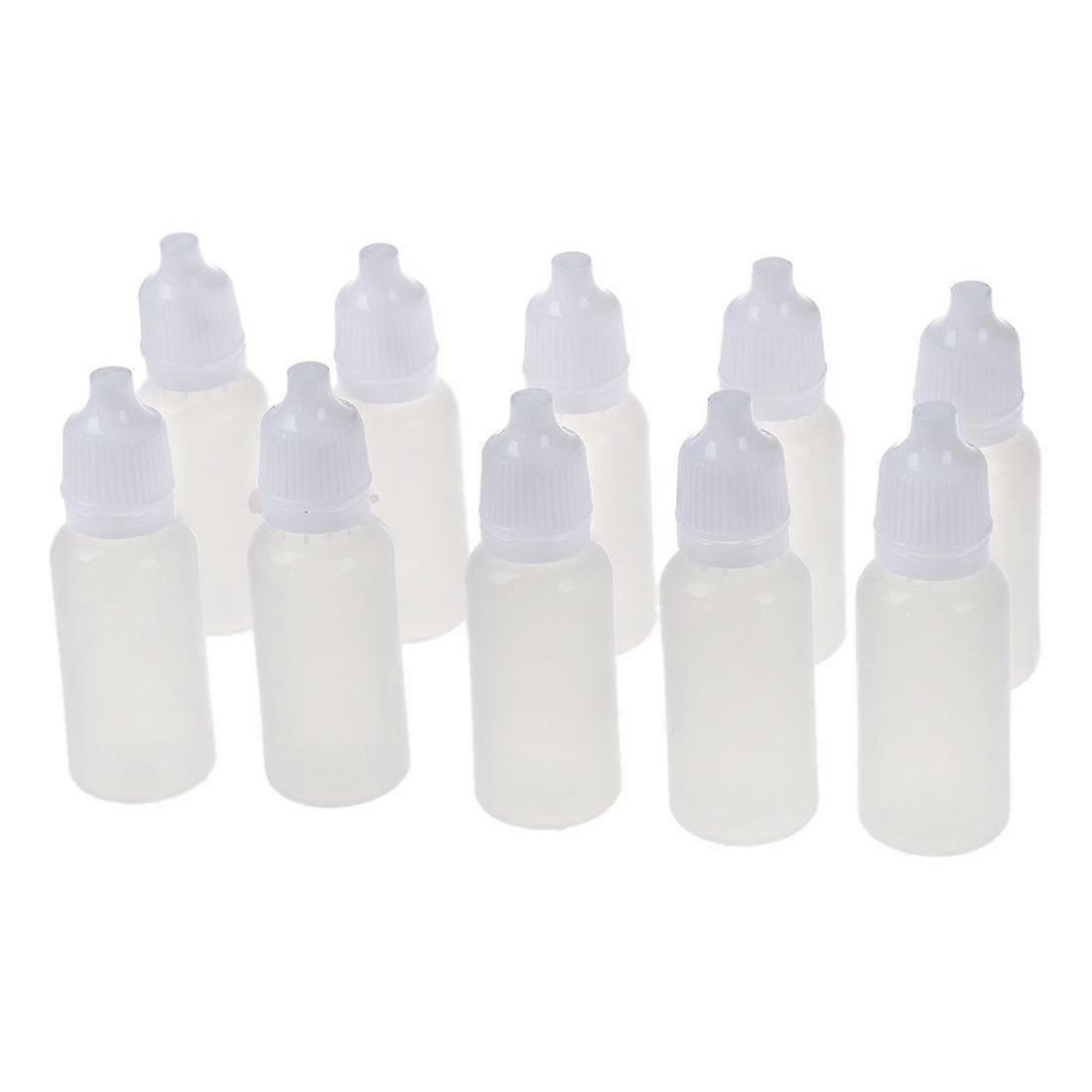 10 Pcs Plastic Bottle Drop Bottle 15ml