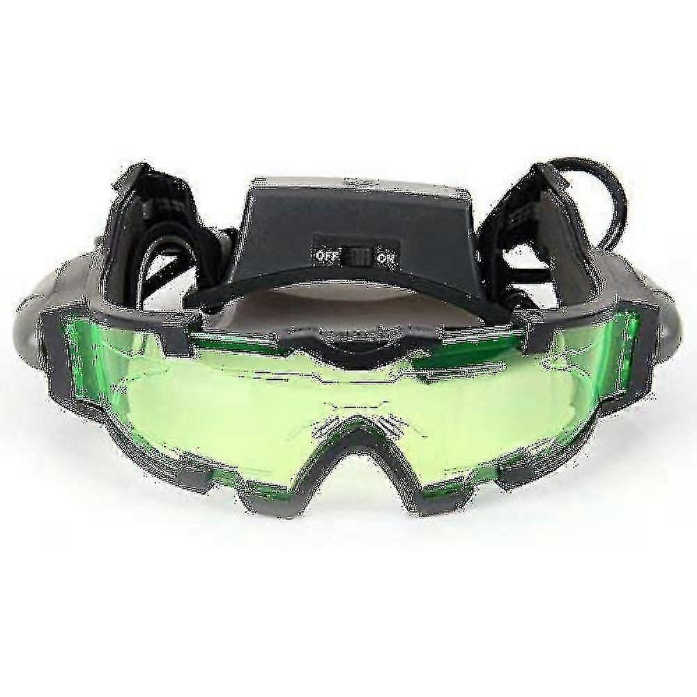 night vision goggles with flip-out led light