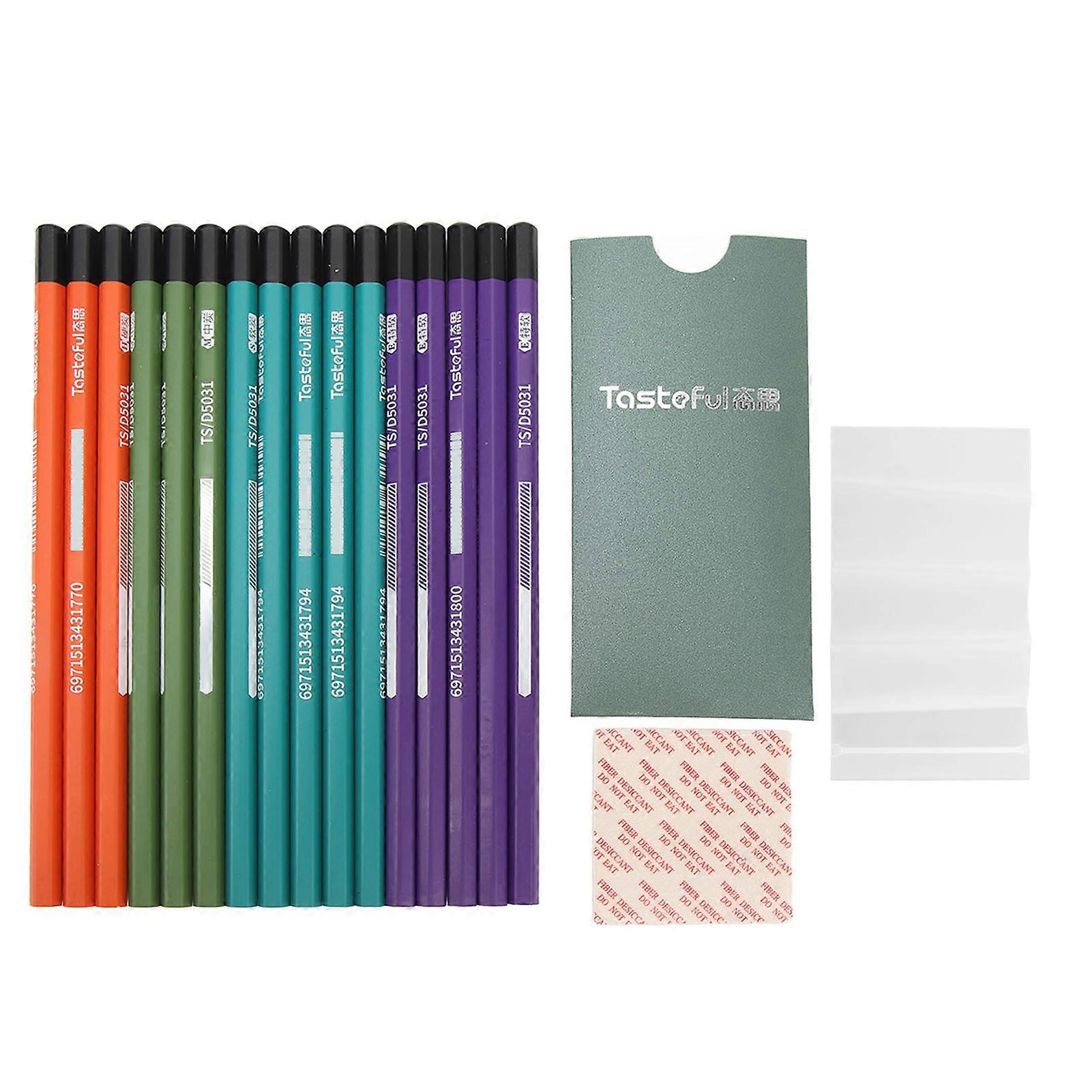 16pcs Charcoal Pencils Drawing Set Soft Medium Hard Charcoal Drawing Pencils Set for Drawing Sketching Shading
