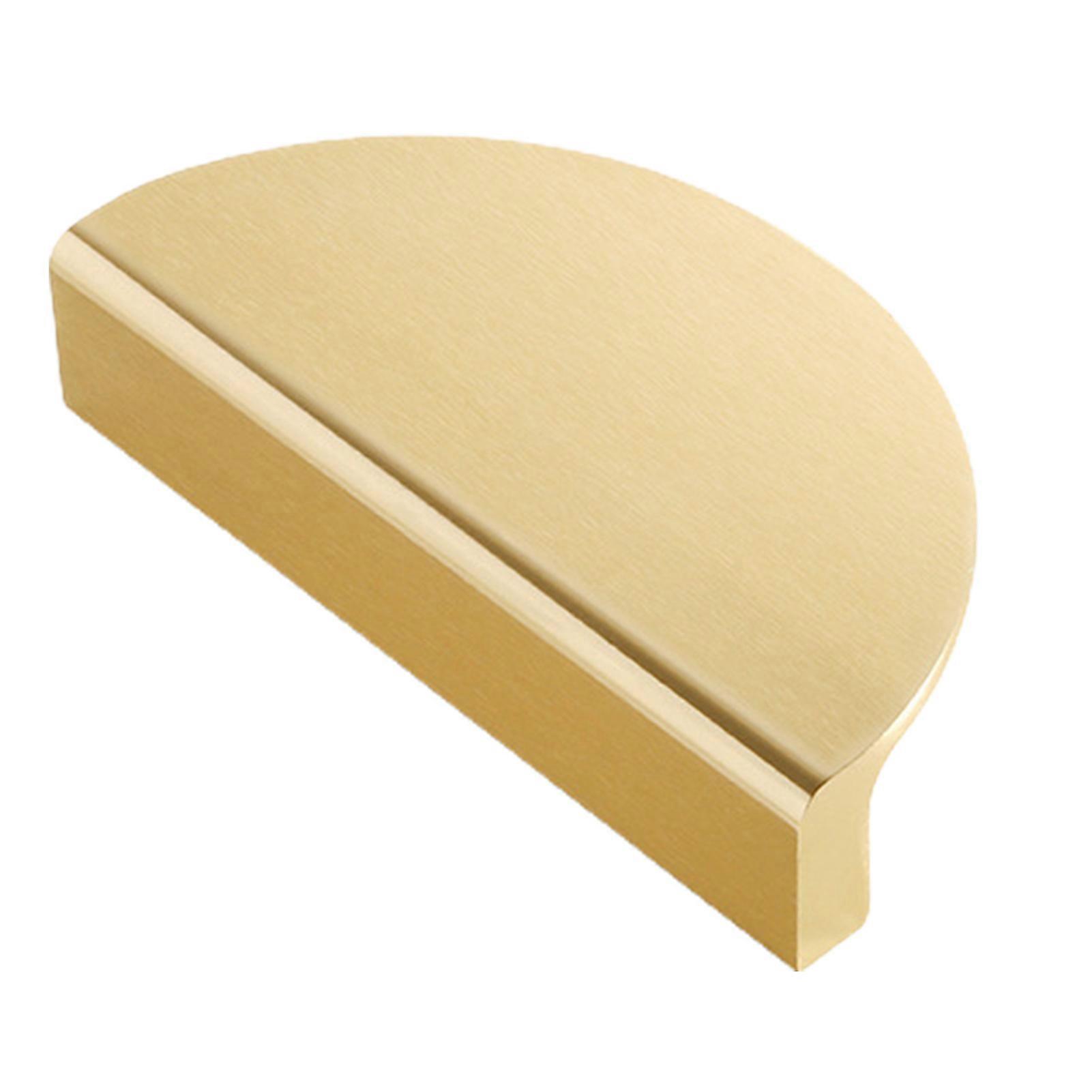 Semicircle Drawer Knobs Smooth Surface Colorfast Aluminum Alloy Decorative Door Knobs