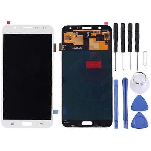 LCD Screen and Digitizer Full Assembly (OLED Material ) for Galaxy J7 / J700 J700F J700F/DS J700H/DS J700M J700M/DS J700T J700P(White)