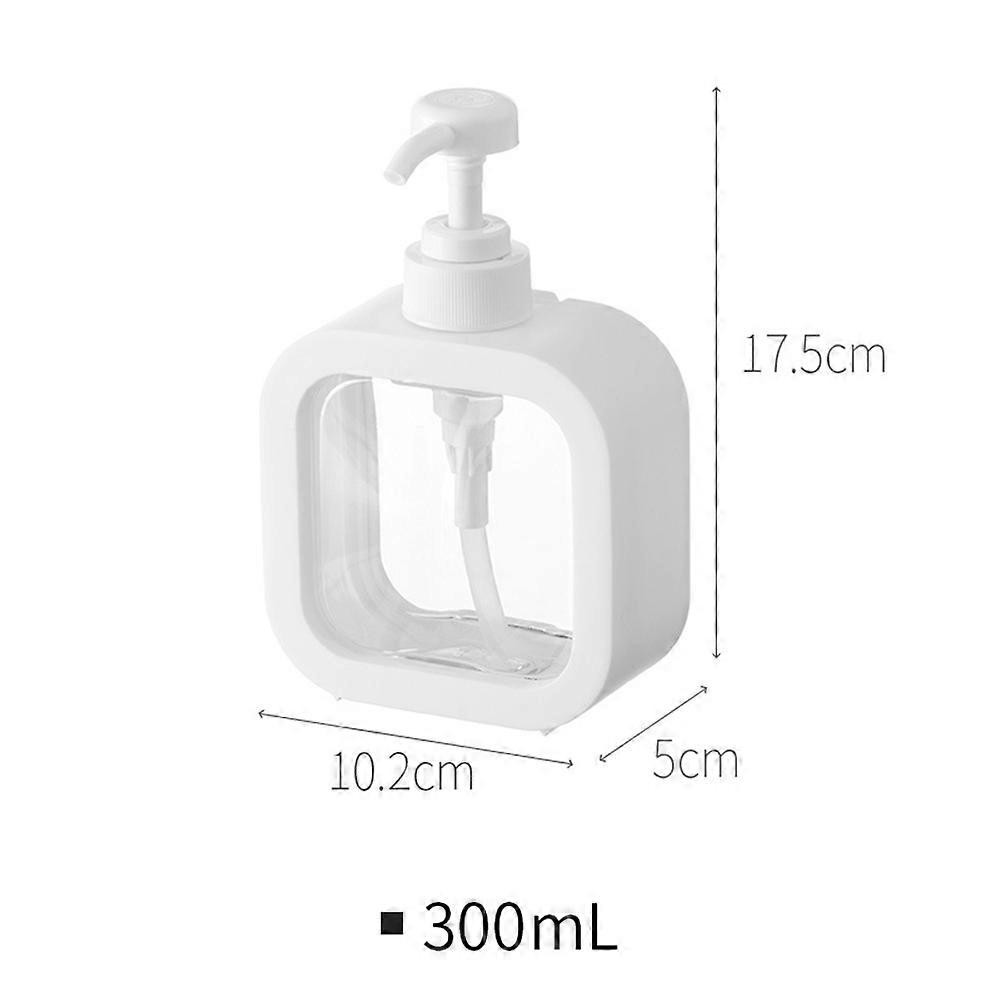 Clear Plastic Pump Bottles for Bathroom Hand Soap Dispenser Refillable Design