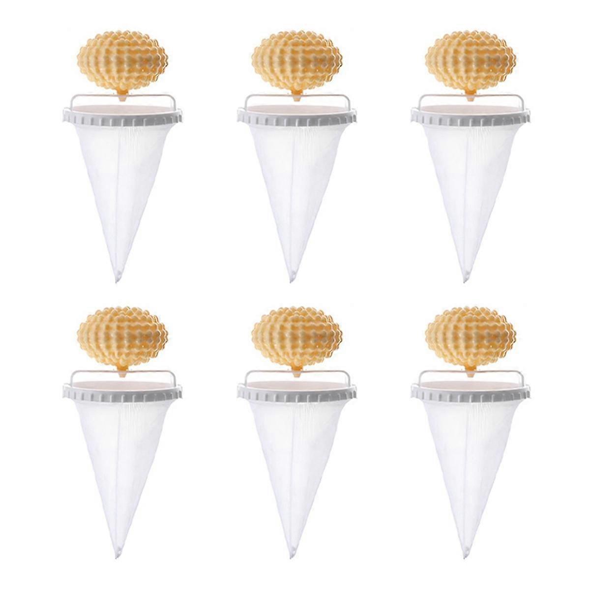 6 Pack Floating Hair Filtering Mesh Removal,Hair Remover for Laundry,Lint Catcher for Washing Machi