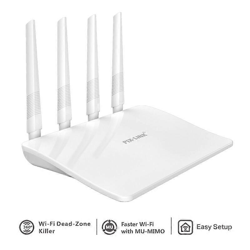 PIXLINK WR21Q WIFI Router Range Repeater 802.11 B /g/n 2.4G 300Mbps 4 Antennes Routers Repeator