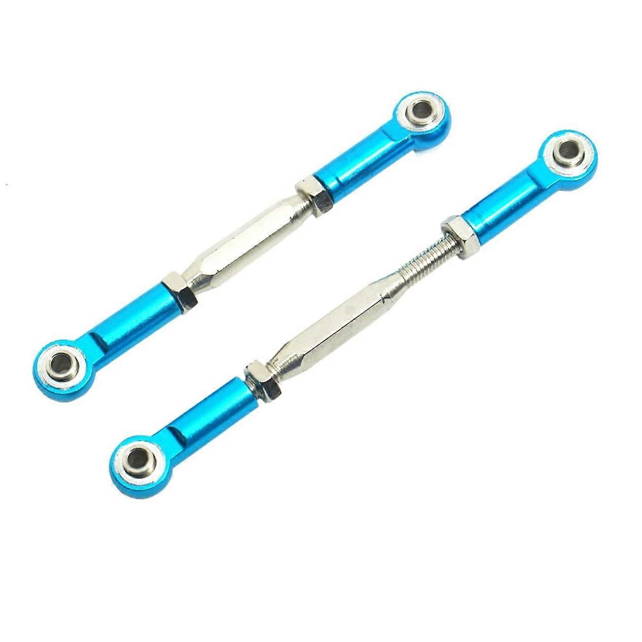 2Pcs Metal Adjustable Steering Linkage Servo Link Pull Rod for Slash 5807 HQ727 1/10 RC Car Upgrade