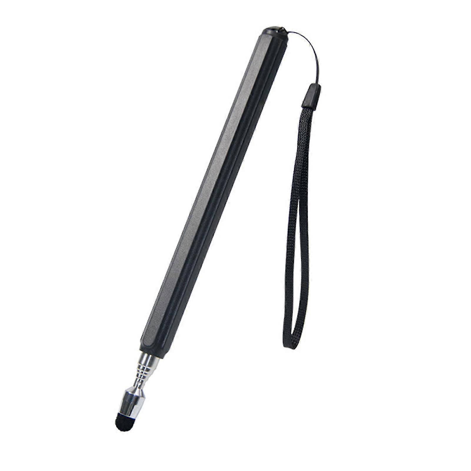 Telescopic Pointer Stick High Sensitivity Extendable Lightweight Non-slip With Lanyard Multipurpose Metal Extendable Pointer Touch Screen Stylus Pen O