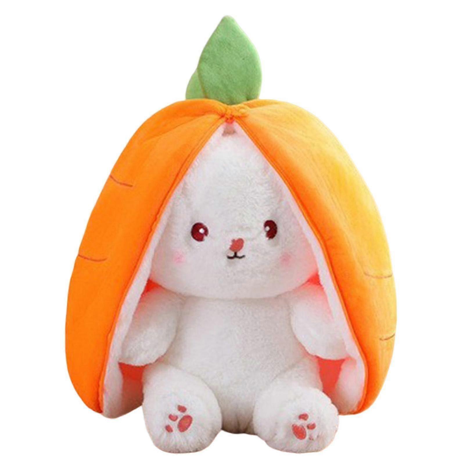 Rabbits Muppet Toys Reversible Carrots Strawberrys Bunny Pillow Plush