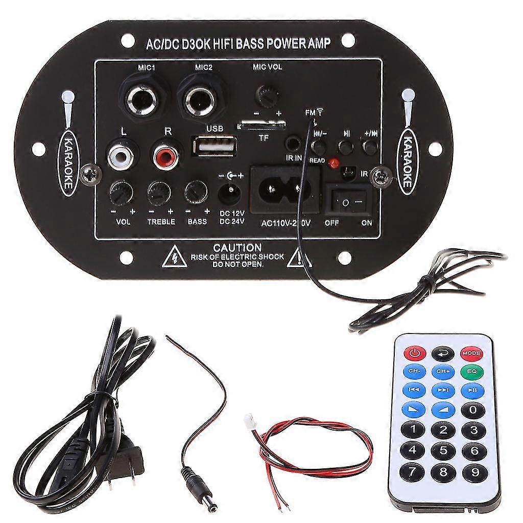 12v 24v 220v Usb Tf Card Player Amplifier Home Hifi Stereo Power Amplifier Board