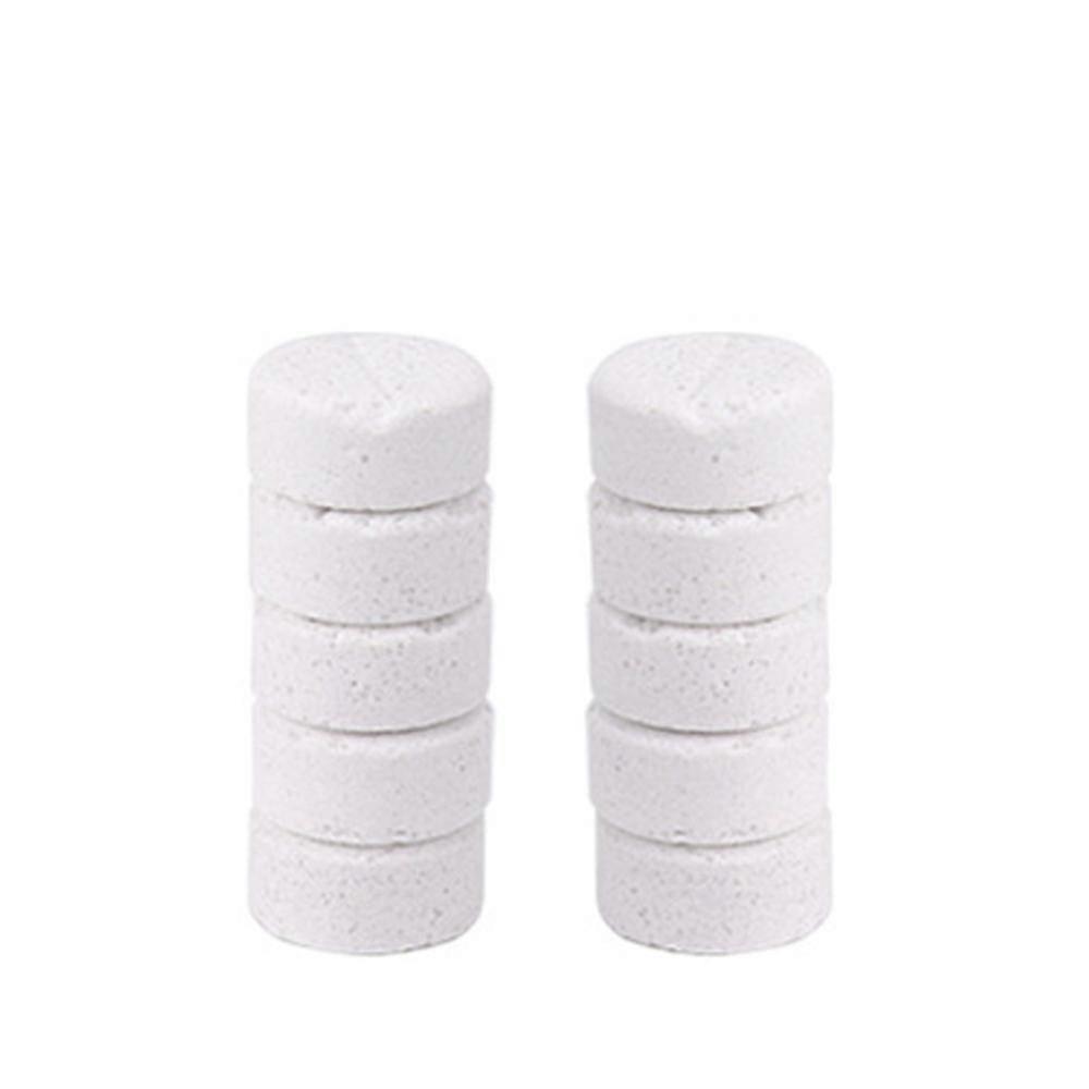 10pcs Multifunctional Solid Effervescent Spray Cleaner Tablet Scale Fine Concentrated Windshield Glass Washer Window Cleaning Tool