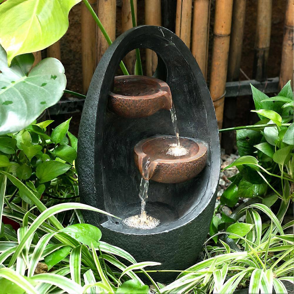 Outdoor Creative Egg Shape Water Feature Fountain Electric