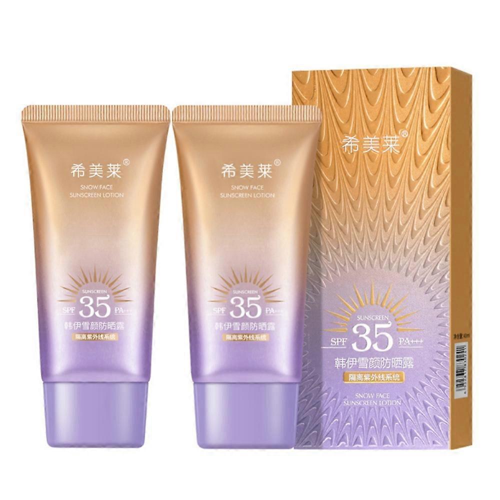2PCS Facial Body Isolation Lotion Solaire Blanchissant Éclaircissant Nouveau