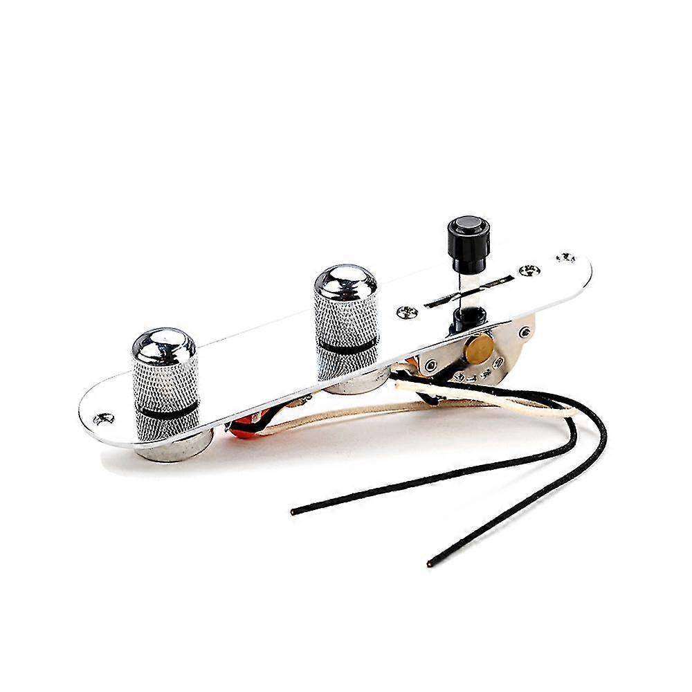 3 Way Wired Loaded Prewired Control Plate Harness Switch Knobs For Tl Guitar Parts