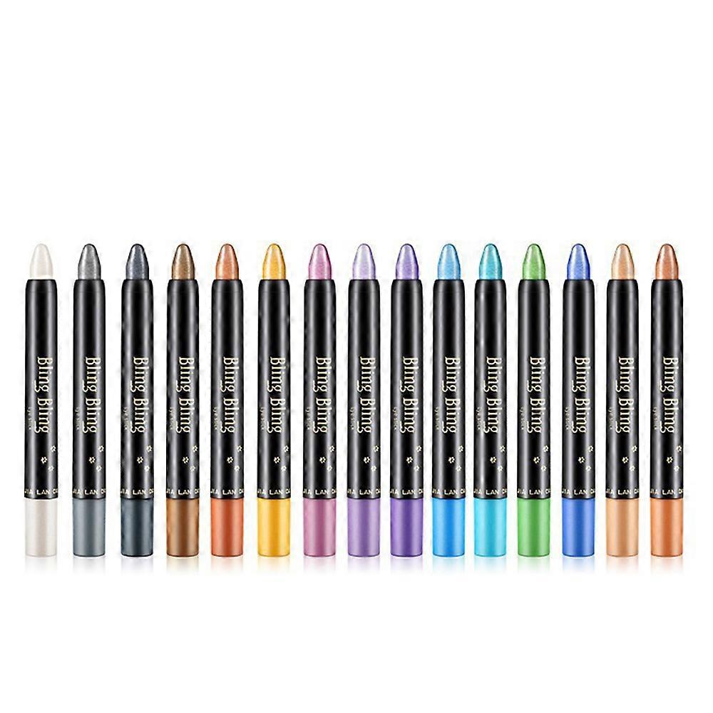 Waterdichte Oogschaduw Shimmer Stick Eyeliner Pen Lasting Effect Make-up Potlood