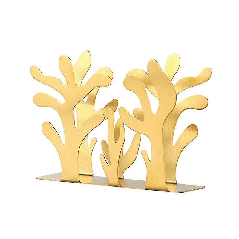 Napkin Holder Tree Shape Decorative Stainless Steel Small Human Tableware Pattern Serviette Rack Table Decor