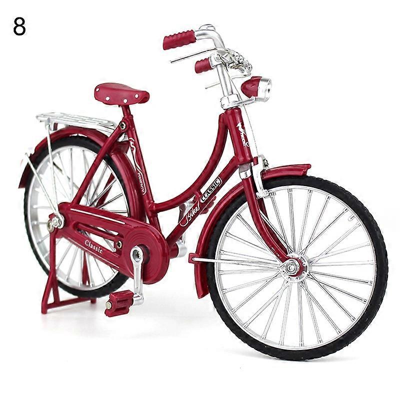 Collectable Bicycle Art Sculpture Stand Stable Alloy Full of Personality Simulation Art Bicycle Home Decor KAESI