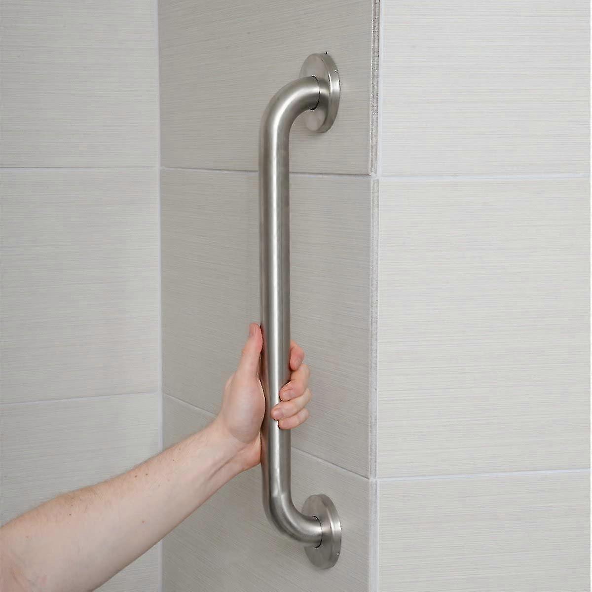 Basics Bathroom Grab Bar For The Disabled, 40cm Long, 3.2cm Diametersafety Handrails Handrails For Pregnant Women And Elderly Children Handrails For B