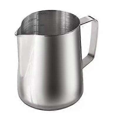 1 pcs 600ml Stainless Steel Espresso Steamer Pitcher with Measuring Scale