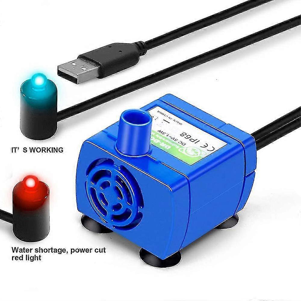 Pet Fountain Circulating Pump, Automatic Water Dispenser Submersible