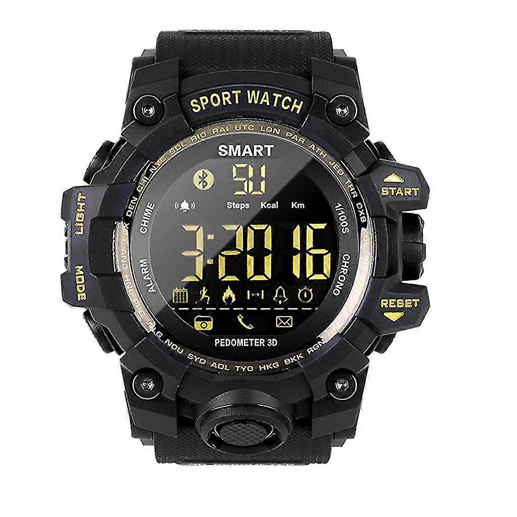 Waterproof Smartwatch Alarm Setting Selfie Taking Backlight Fitness Tracker