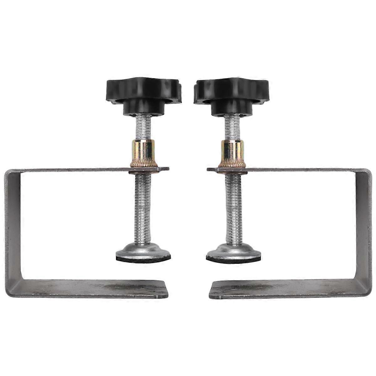 2Pcs Woodworking Jig Cabinet Tool Accessories Steel Drawer Front Installation Drawer Panel Clips