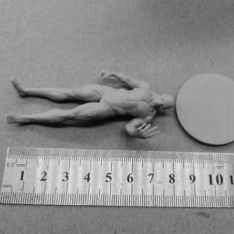 Mysterious Person Diy Resin Figure 1/24 Scale 75mm or 3 Assembled Model Kit Unassembled Diorama Unpainted Figurines Hobby Toys