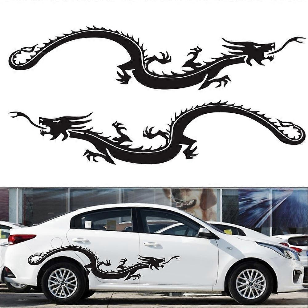 2 PCS/Set D-965 Dragon Pattern Car Sticker D-965