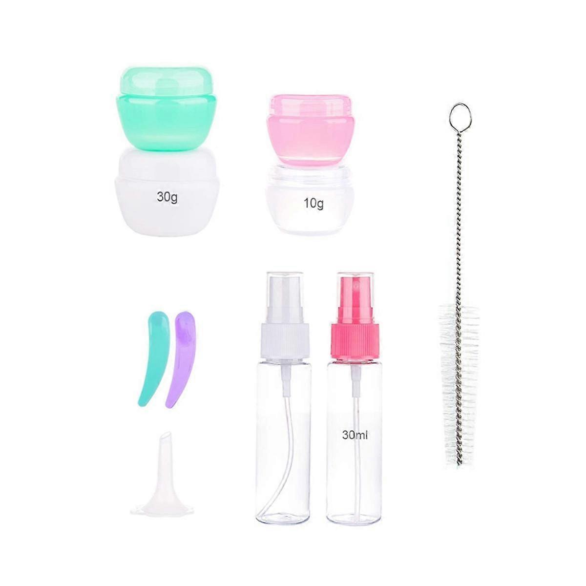 15Pack Travel Bottles Set for Toiletries,Containers Leak Proof Travel Accessories,Squeezable Shampo