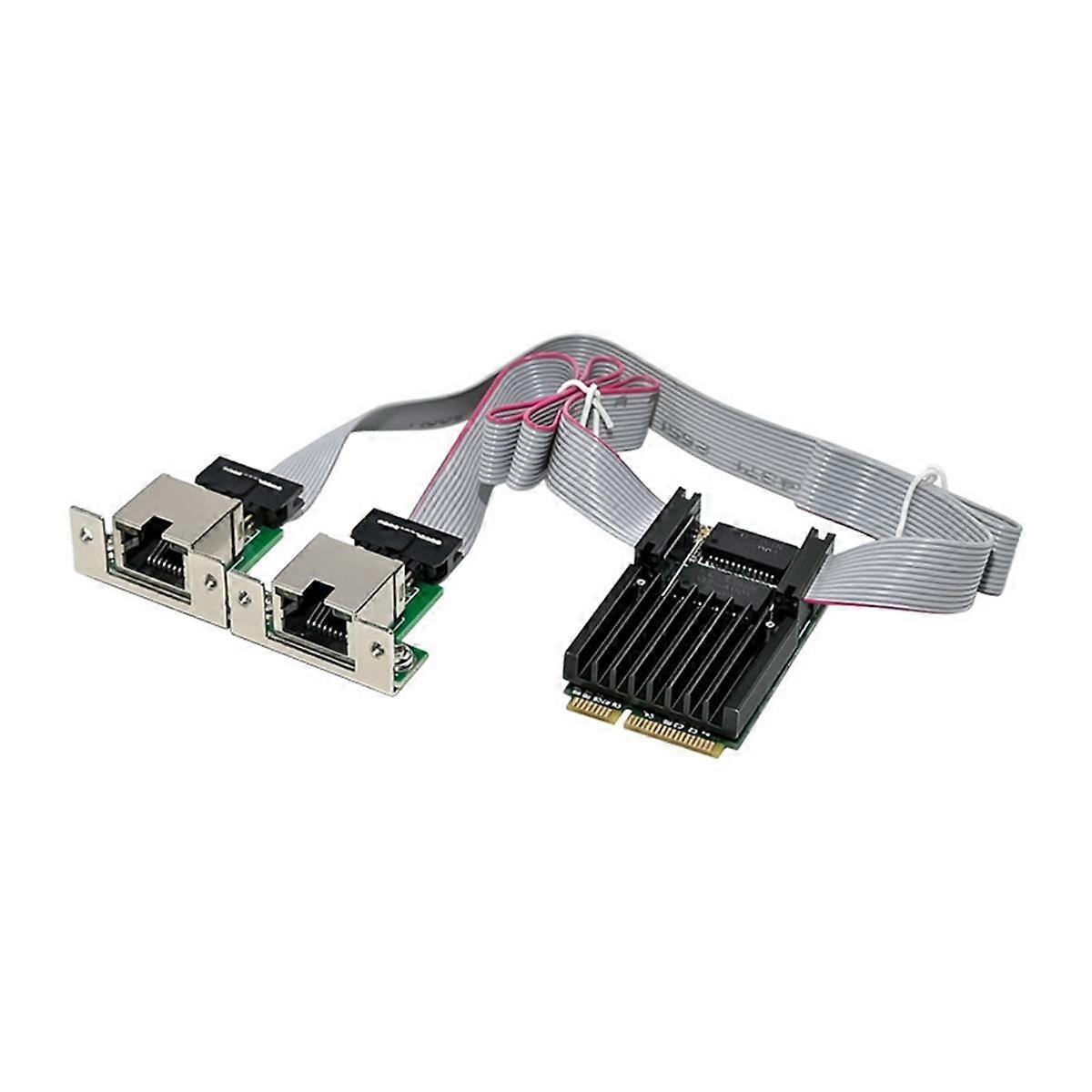 Gigabit Network Card Dual RJ45 Port Gigabit Server NIC Adapter 10/100/1000Mbps Ethernet NIC for PC