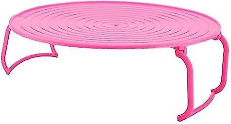 Steamer Rack 3-in-1 Multi-purpose Foldable Microwave Tray Rack Food-grade Safe Steaming Tray Rack With Handle Suitable