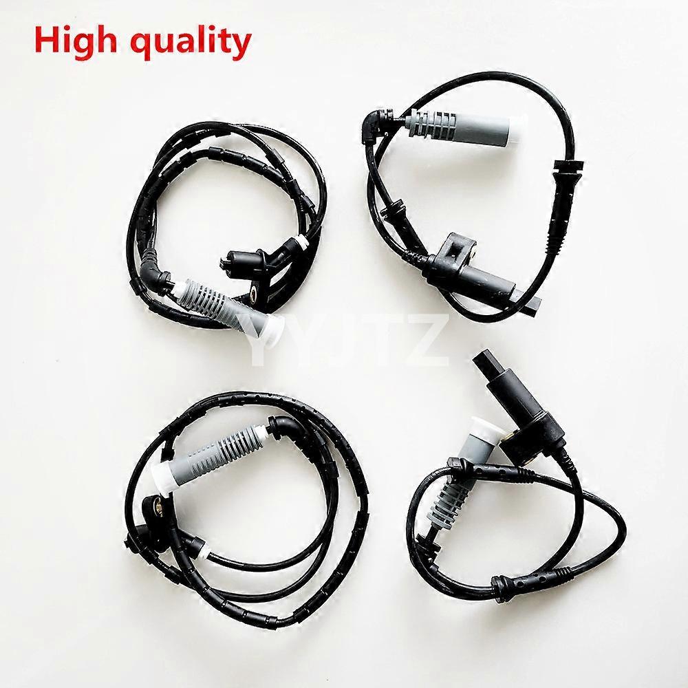 4 PCS Front Rear ABS Wheel Speed Sensor Fits BMW E46 34521164651 34521164652