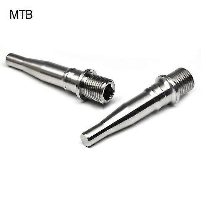 1 Pair Bicycle Titanium Alloy Pedal Spindle Axle For Look Mountain Road Pedal Pedal Spindle MTB Bikes Accessories Cycling Parts