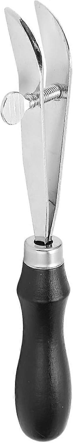 WJTG Adjustable Edge Folder, Edge Press, Cutter Tool, Leathercraft Accessory, Spacer Wheel, Beading Tool,J