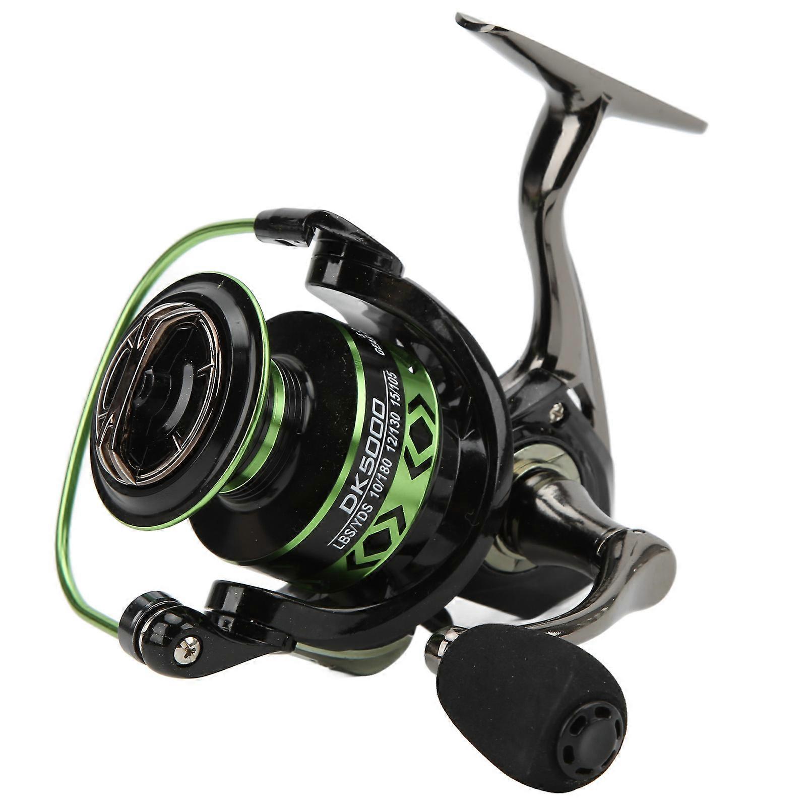 オールメタルフィッシングラインホイール45ラージ面取り5.2:1スピニングホイールフィッシングリールDK5000