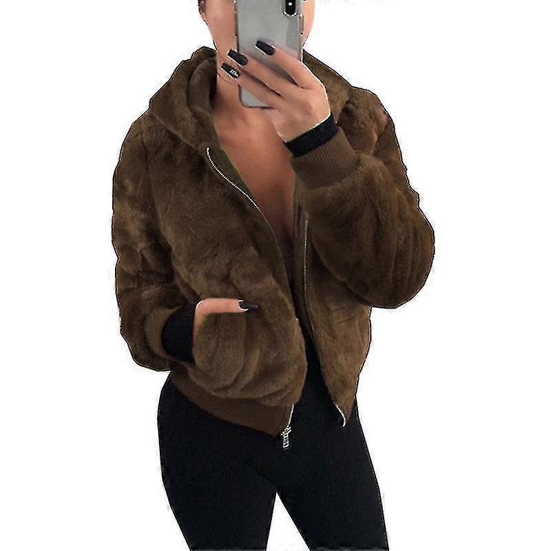 Women's autumn and winter plush jacket