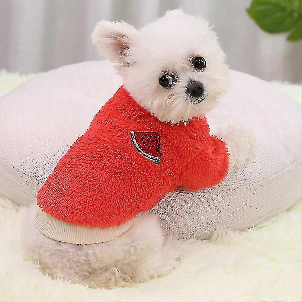 ペット子犬アパレル冬フリースジャンパーコート小さな犬の猫セーターの服