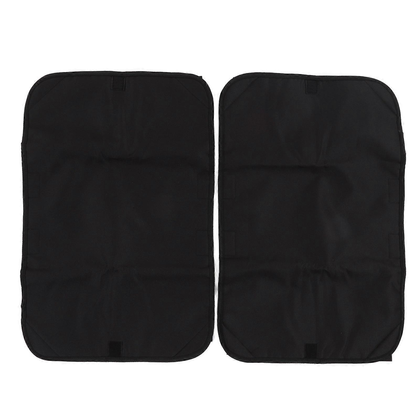 RV Accessories 2pcs Door Window Cover Shade Double Layer Composite Fabric UV Block