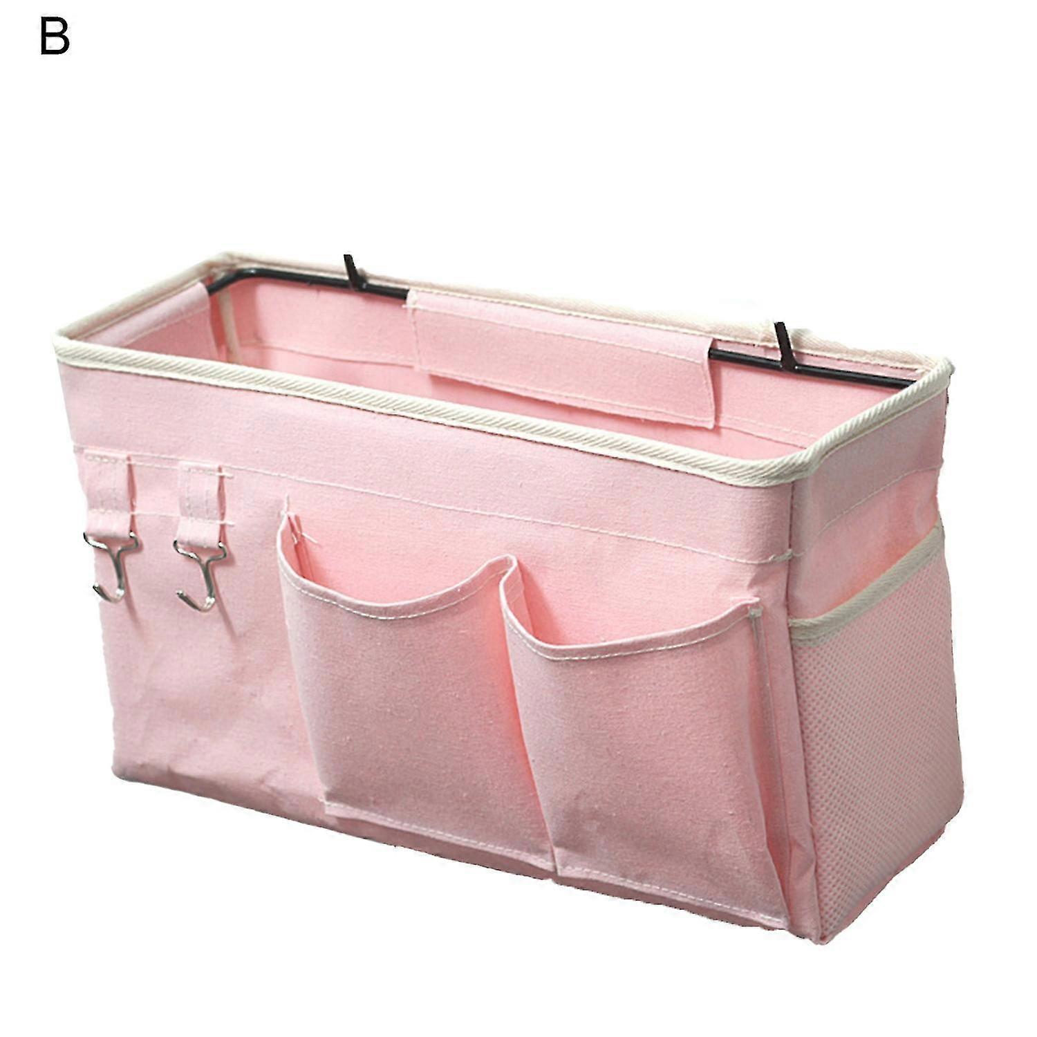 Hanging Storage Bag Soft Texture Large Capacity Canvas Space-saving Bunk Bed Hanging Organizer for D